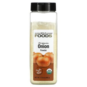 California Gold Nutrition, FOODS – Organic Onion Powder, 17.5 oz (496 g)