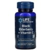 Life Extension, Black Elderberry + Vitamin C, 60 Vegetarian Capsules