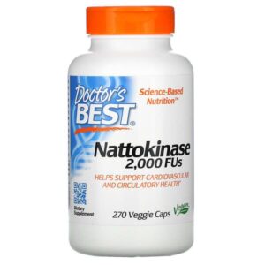 Doctor’s Best, Nattokinase, 2,000 FUs, 270 Veggie Caps