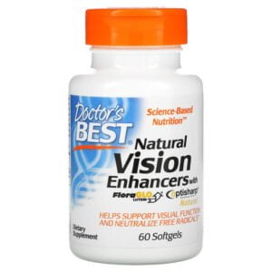 Doctor’s Best, Natural Vision Enhancers with FloraGlo Lutein, 60 Softgels
