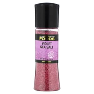 California Gold Nutrition, FOODS – Violet Sea Salt Grinder, 12 oz (340 g)