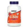 NOW Foods, Chewable C-500, Orange Juice Flavor, 100 Tablets