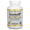 California Gold Nutrition, TheanineUP Focused Energy, L-Theanine & Caffeine, 60 Veggie Capsules