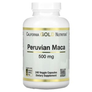 California Gold Nutrition, Peruvian Maca, 500 mg, 240 Veggie Caps