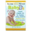 California Gold Nutrition, Baby Vitamin D3 Liquid, 10 mcg (400 IU), 0.34 fl oz (10 ml) 1 California Gold Nutrition, Baby Vitamin D3 Liquid, 10 mcg (400 IU), 0.34 fl oz (10 ml)