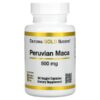 California Gold Nutrition, Peruvian Maca, 500 mg, 90 Veggie Capsules