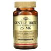Solgar, Gentle Iron, 25 mg, 180 Vegetable Capsules 2 Solgar, Gentle Iron, 25 mg, 180 Vegetable Capsules