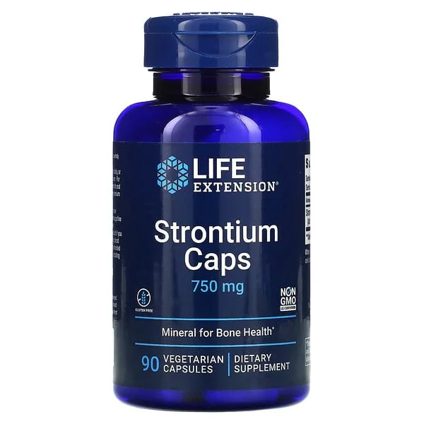 Life Extension, Strontium Caps, 250 mg, 90 Vegetarian Capsules